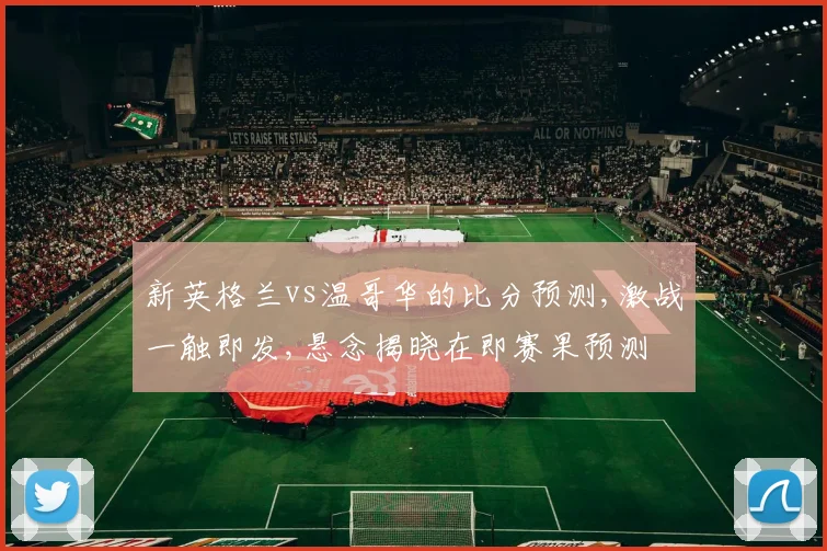 新英格兰vs温哥华的比分预测,激战一触即发,悬念揭晓在即赛果预测